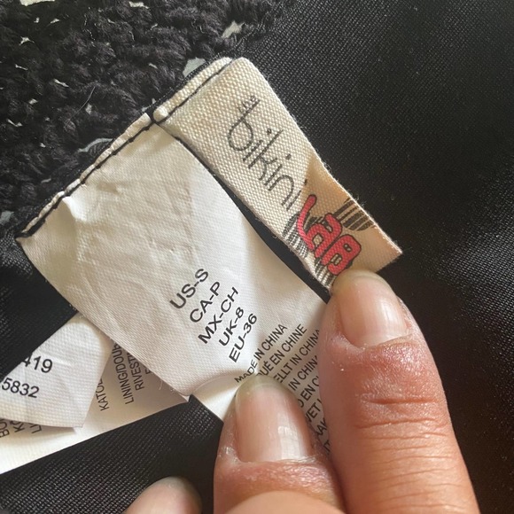 Bikini Lab ASOS Black Handmade Crochet Whimsigoth Festival Coastal Cowgirl… - Picture 7 of 7